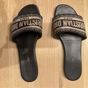 Christian Dior Navy Slides 37